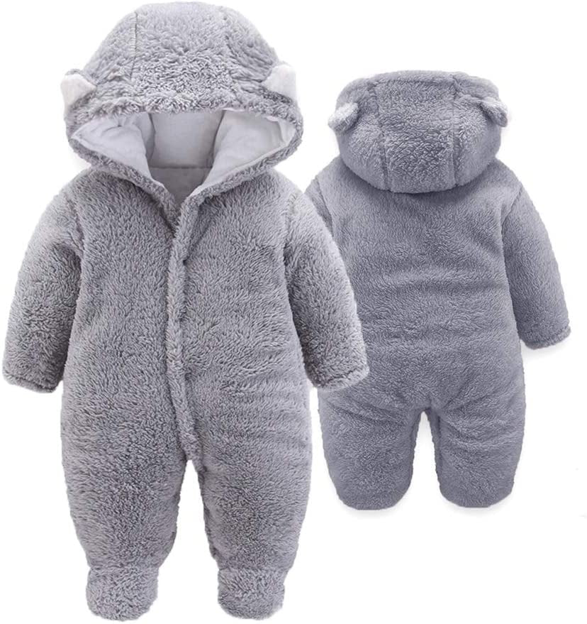 Unisex Baby Clothes Winter Coats Cute Newborn Infant Jumpsuit Snowsuit Bodysuits Registry for Baby Essentials Stuff